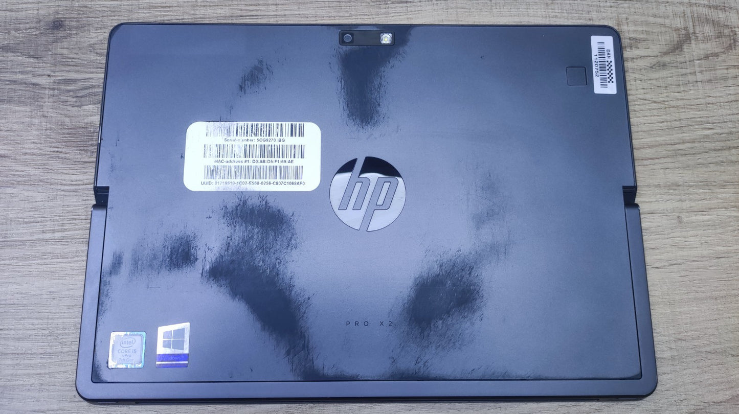 HP Pro x2 612 G2 Tablet 12" FHD 1920x1280 Touch Core i5-7Y57 8GB 256GB SSD LTE