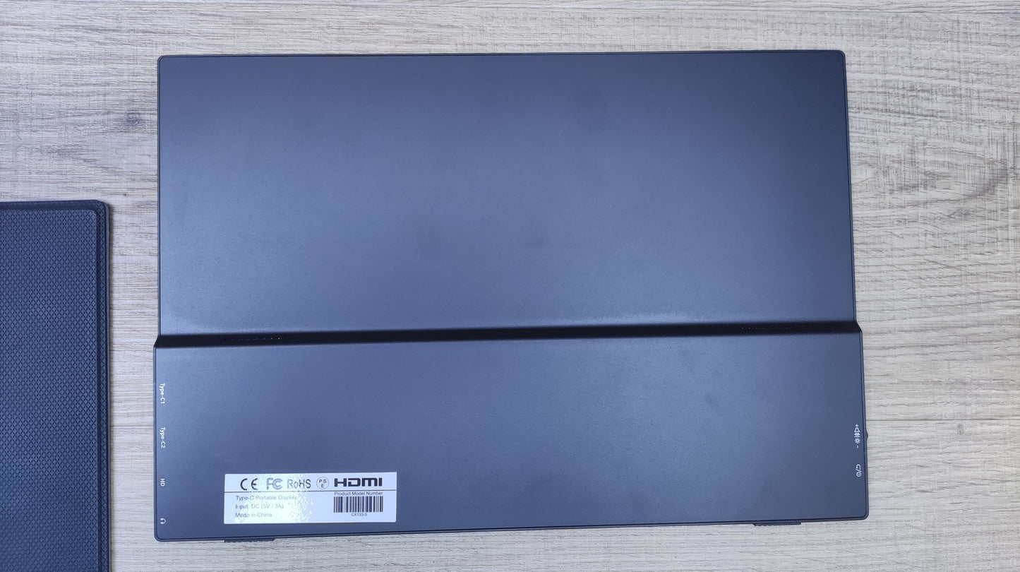 COOLHOOD Tragbarer 2K Monitor 13.3" 2560x1600 HDMI USB-C IPS 16:10 schwarz