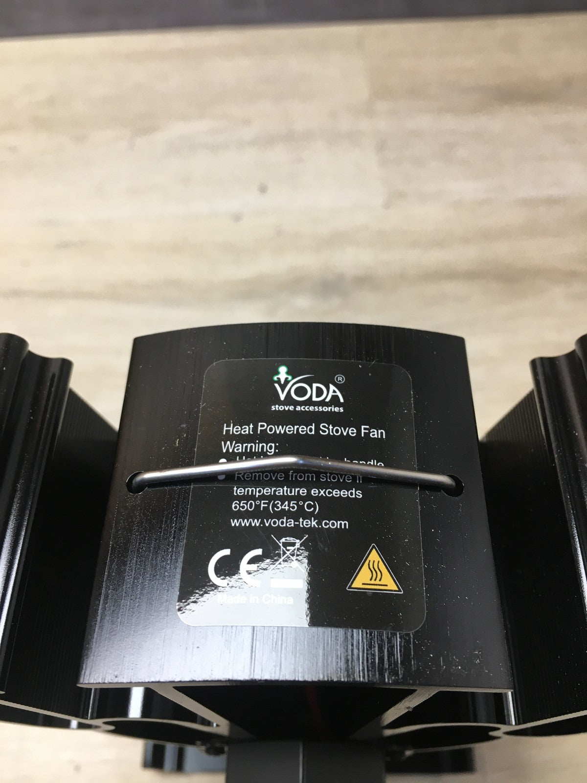 VODA 4-Flügel Holzofen Ventilator Wärmebetrieben, I37085