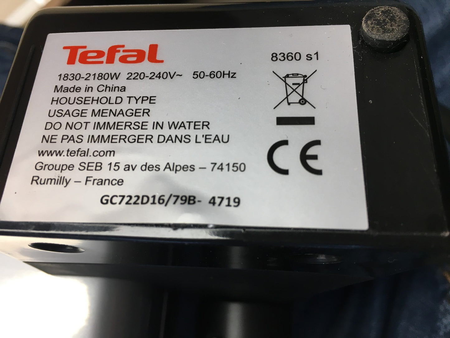 Tefal OptiGrill+ XL Kontaktgrill GC722D16, 9 Programme, I36019