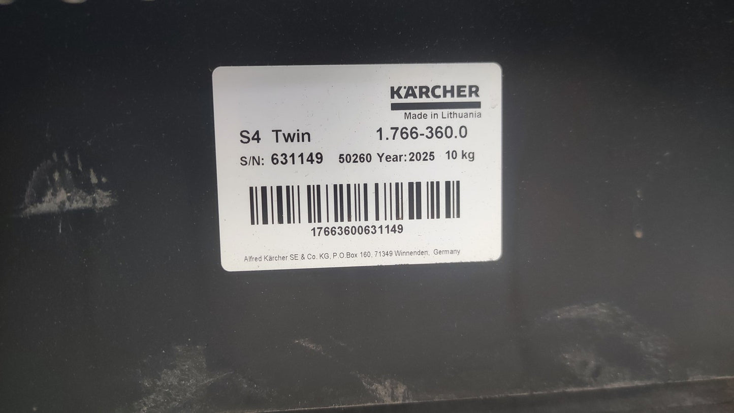 Kärcher Kehrmaschine S 4 Twin Arbeitsbreite 68cm 1.766-360.0, I38132