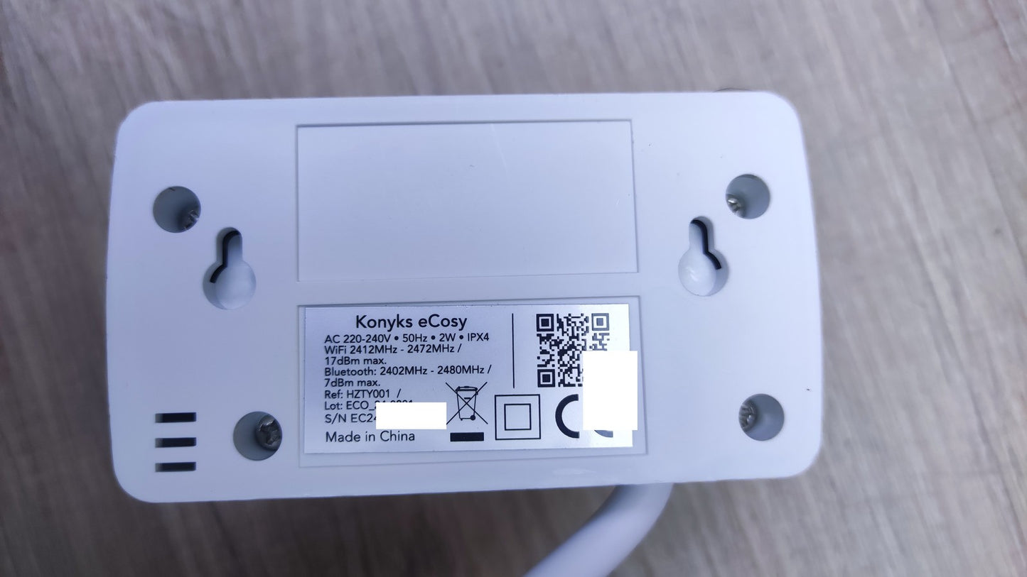 Konyks eCosy WLAN Steuergerät für elektrische Heizungen, I36201