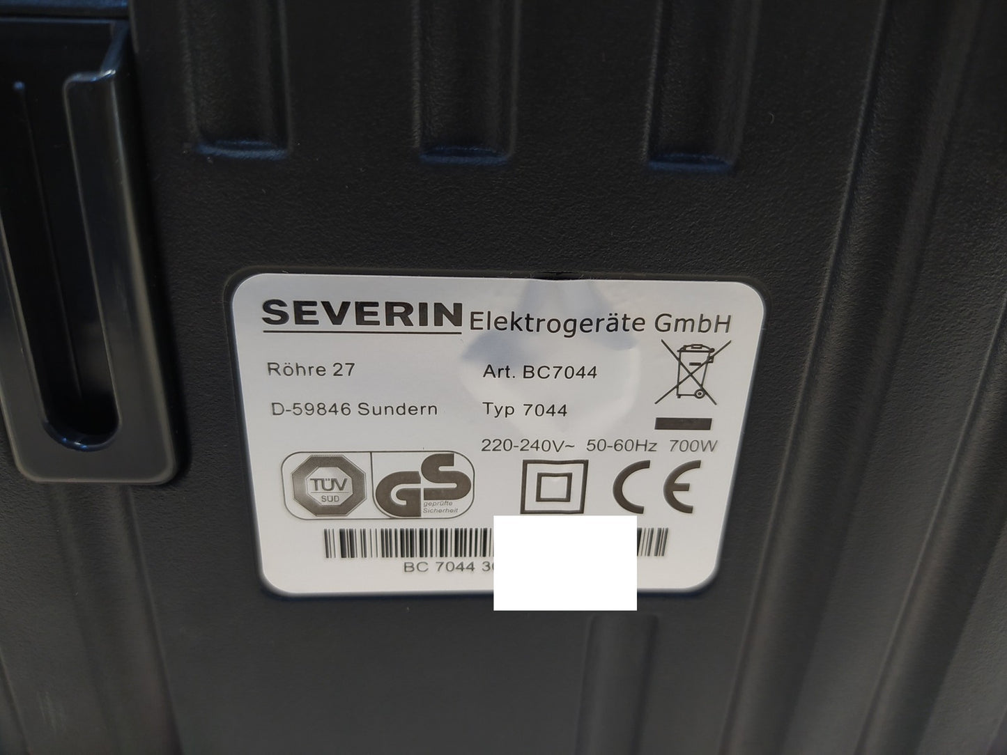 Severin BC7044 Staubsauger, 700W, I37670