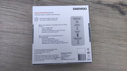 Daewoo Verbundener Rauchmelder WSD301, Kompatibel mit Daewoo AM301, I35541