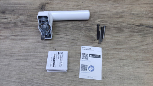 SIEGENIA Smarter Fenstergriff signalweiß Matter, I40534