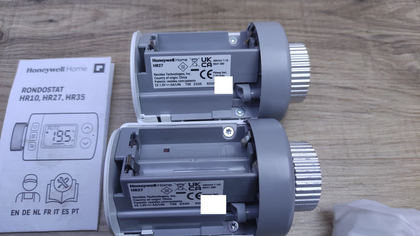 Honeywell Rondostat HR27 programmierbarer Heizkörperregler 2er Pack, I34634