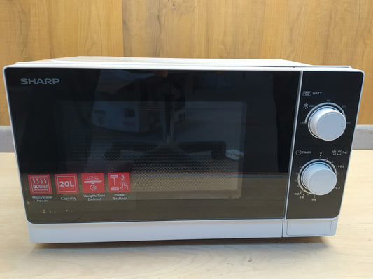Sharp R200WW Mikrowelle, 20 L, 800 W, 5 Leistungsstufen, I35875