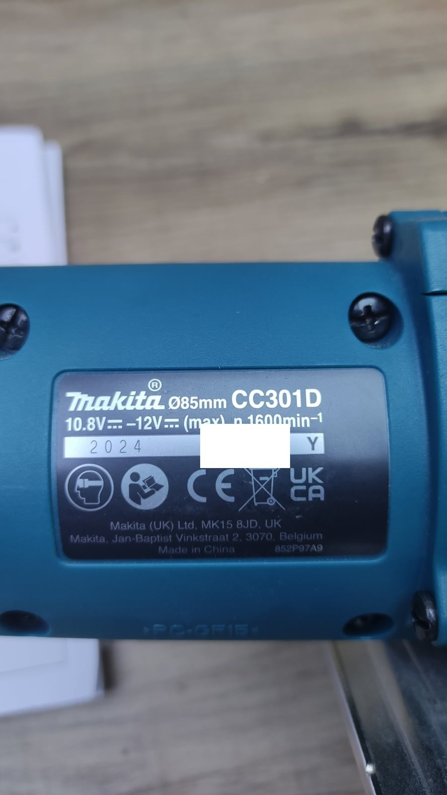 Makita CC301DZ Akku-Fliesenschneider, 12V, Solo