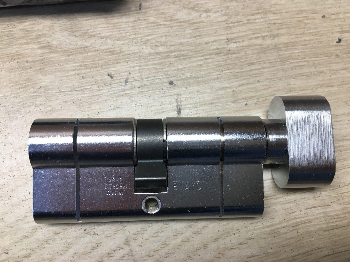 ABUS Knaufzylinder KD6PSN Z35/K35mm Bkn, vernickelt, Silber, I37032