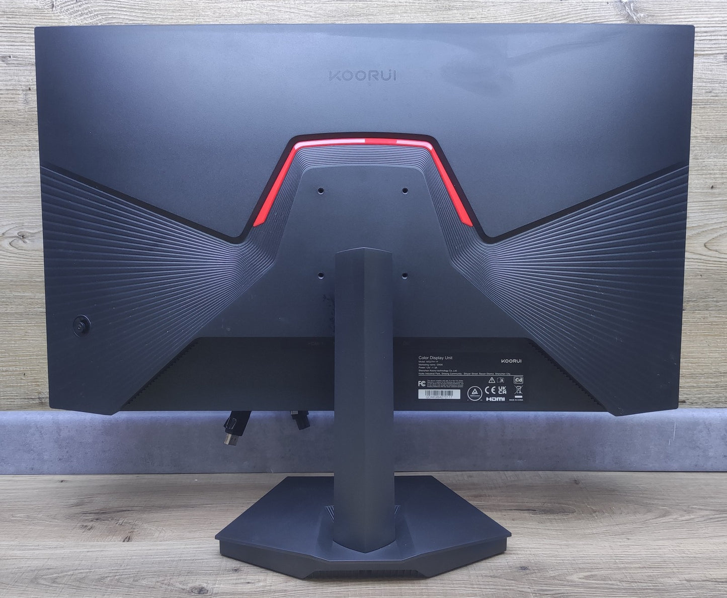 KOORUI MG27H11F Gaming Monitor 27" FHD 1920x1080 HDMI DP Adaptive Sync 165Hz 1ms 