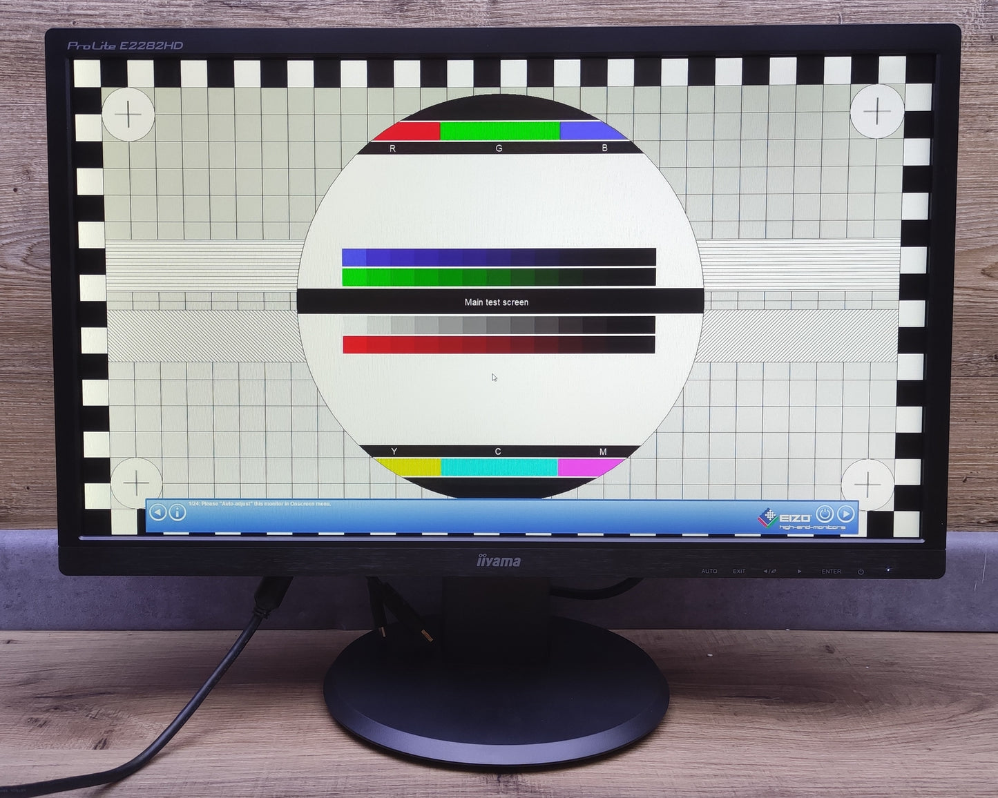 iiyama ProLite E2282HD-B1 Monitor 21.5" FHD 1920x1080 TN Panel VGA DVI 60Hz 5ms