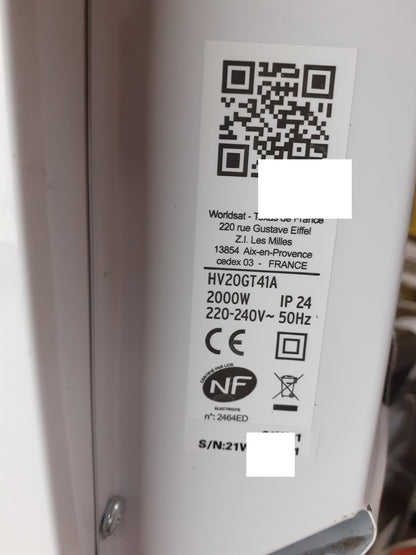 CARRERA HV20GT41A Heizkörper 2000 W, I15797