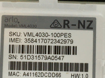 Arlo Go Überwachungskamera, kabellos, mobil, Innen/Außen VML4030, I32377