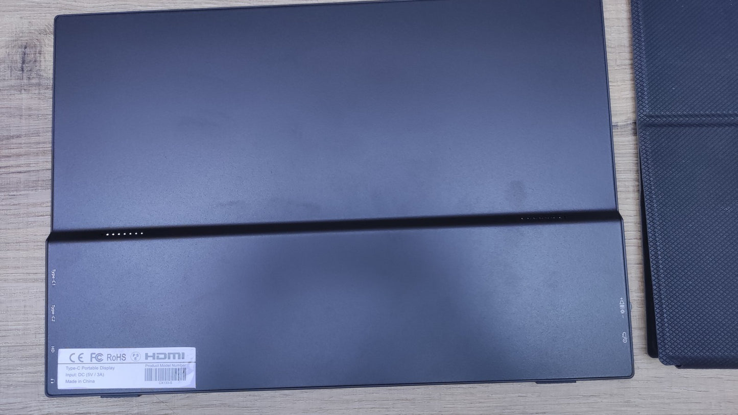 COOLHOOD Tragbarer 2K Monitor 13.3" 2560x1600 HDMI USB-C IPS 16:10 schwarz