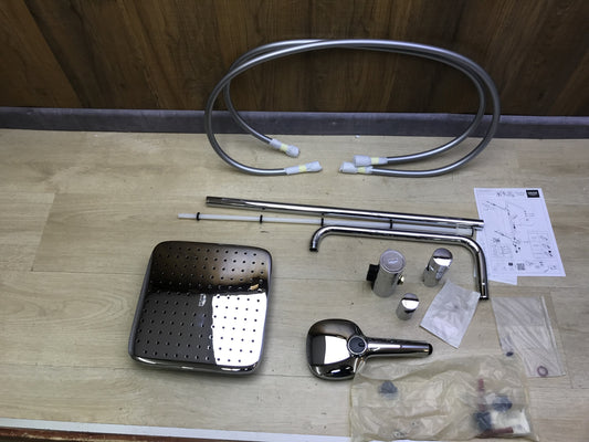 GROHE Vitalio 250 shower system with diverter (26698001), water-saving, I31703