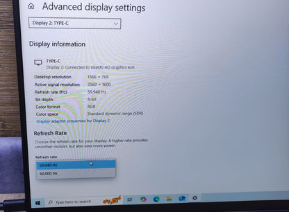 Uperfect Portable Monitor 16" QHD 2560x1600 IPS LCD HDR USB-C HDMI Speaker 