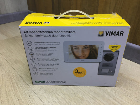 VIMAR ELVOX K40910 Videosprechenalage Set mit Monitor 7 Zoll, I31418