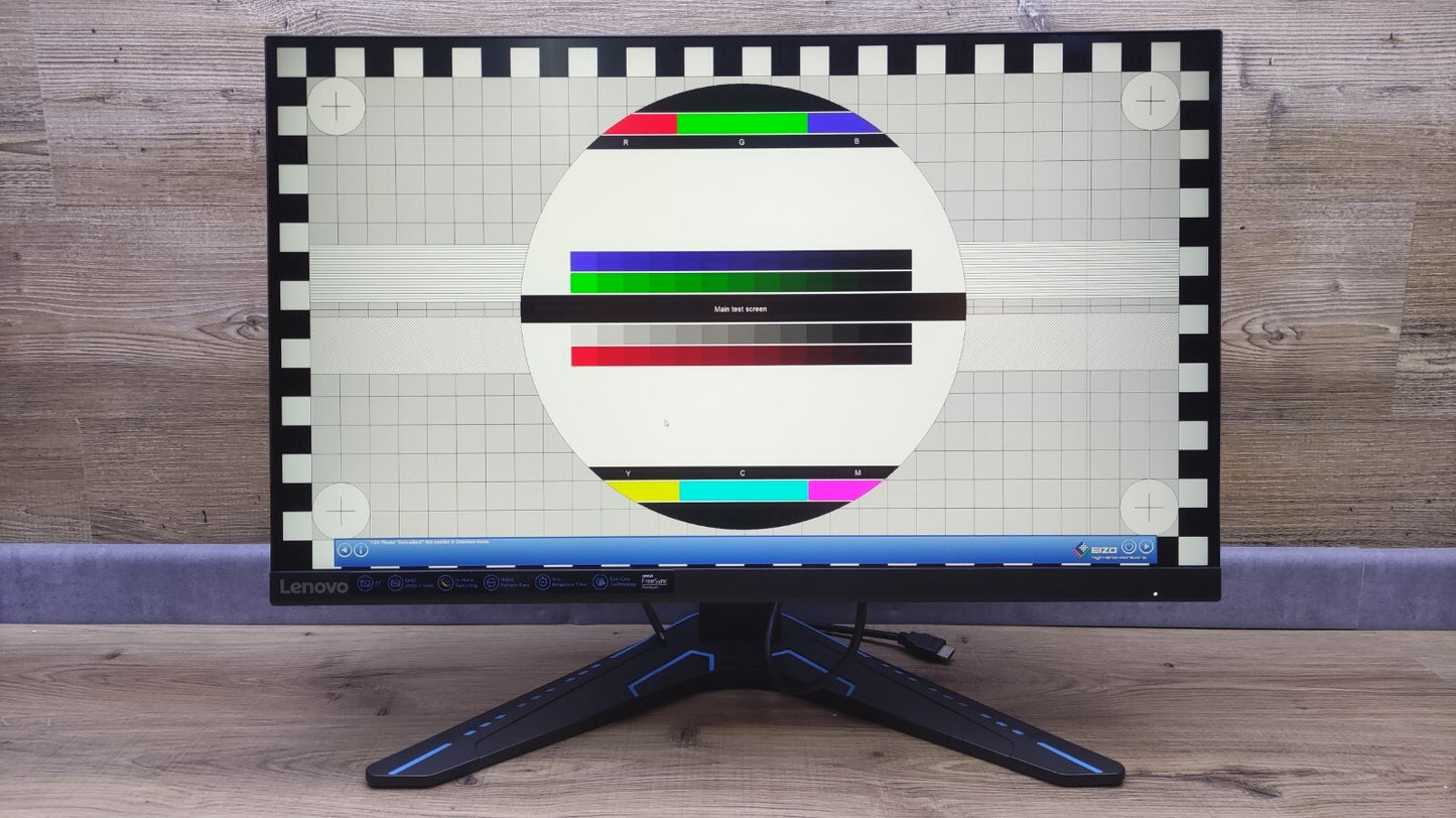 Lenovo G27q-20 Gaming Monitor 27" QHD 2560x1440 HDMI DP AMD FreeSync 165Hz 1ms 
