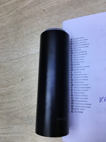 hansgrohe 52105670 Siphon Flowstar S, Ablauf für Waschbecken Mattschwarz, I30525