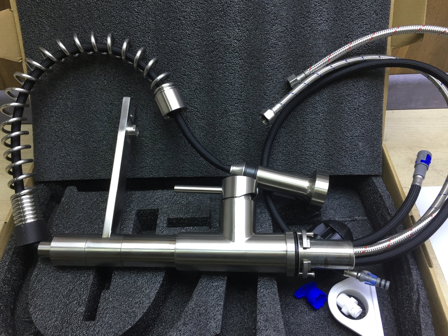 CREA 40104BN Spiralfeder-Küchenarmatur, Wasserhahn Armatur Küche, I30821