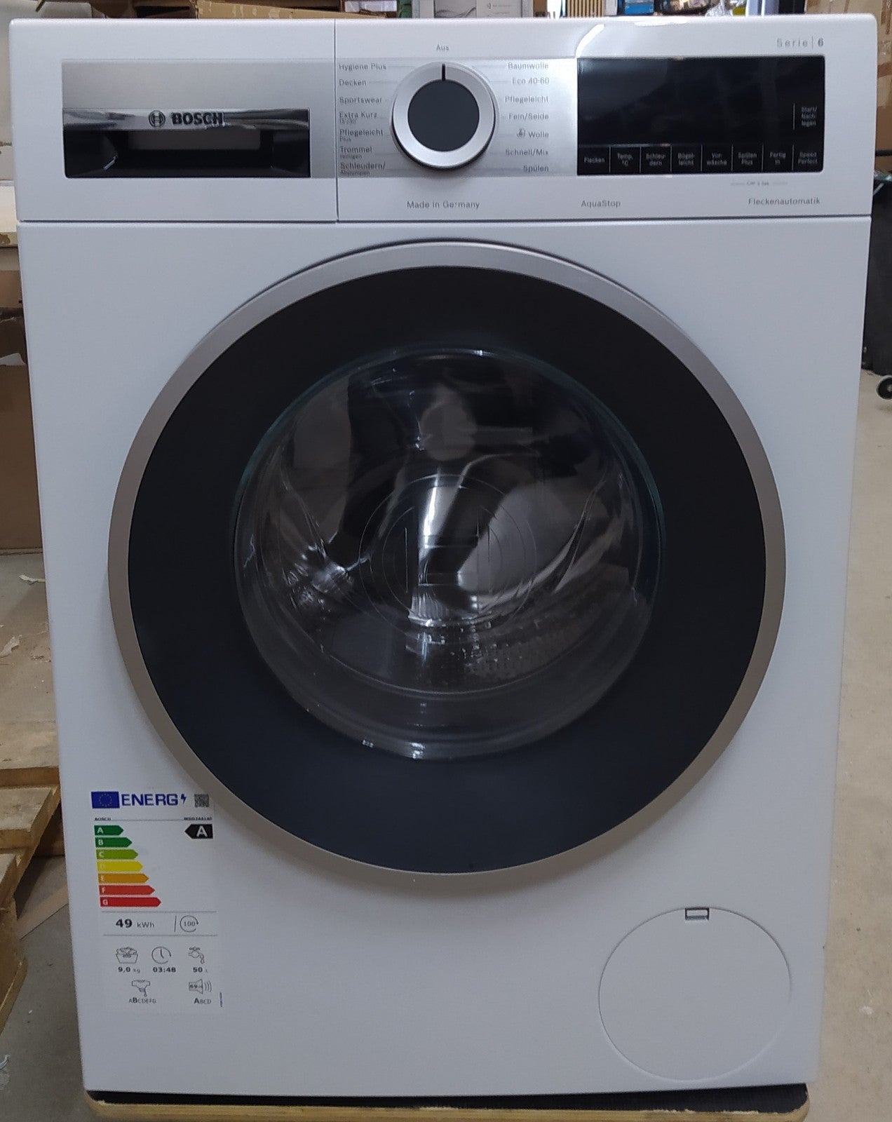 Bosch WGG244140 Frontlader Waschmaschine 9 kg, 1400 Up/M, EEK:A, I34497