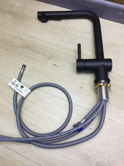 CECIPA X207B Wasserhahn Küche Schwarz Ausziehbar, I31716