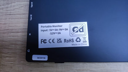 Uperfect Portable USB-C Monitor 15.6" FHD 1920x1080 IPS HDMI USB Type-C Black 