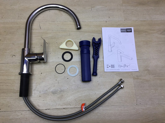 GROHE StartEdge Küchenarmatur mit hohem Auslauf (30529001), Wasserhahn, I33916