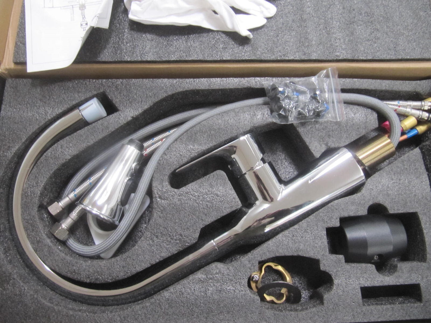 ARCORA Küchenarmatur ausziehbar, Wasserhahn 360° schwenkbar, I08215