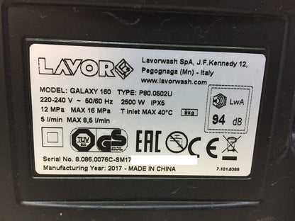 Lavor Galaxy 160 high-pressure cleaner 160 bar 2500 W, I32813