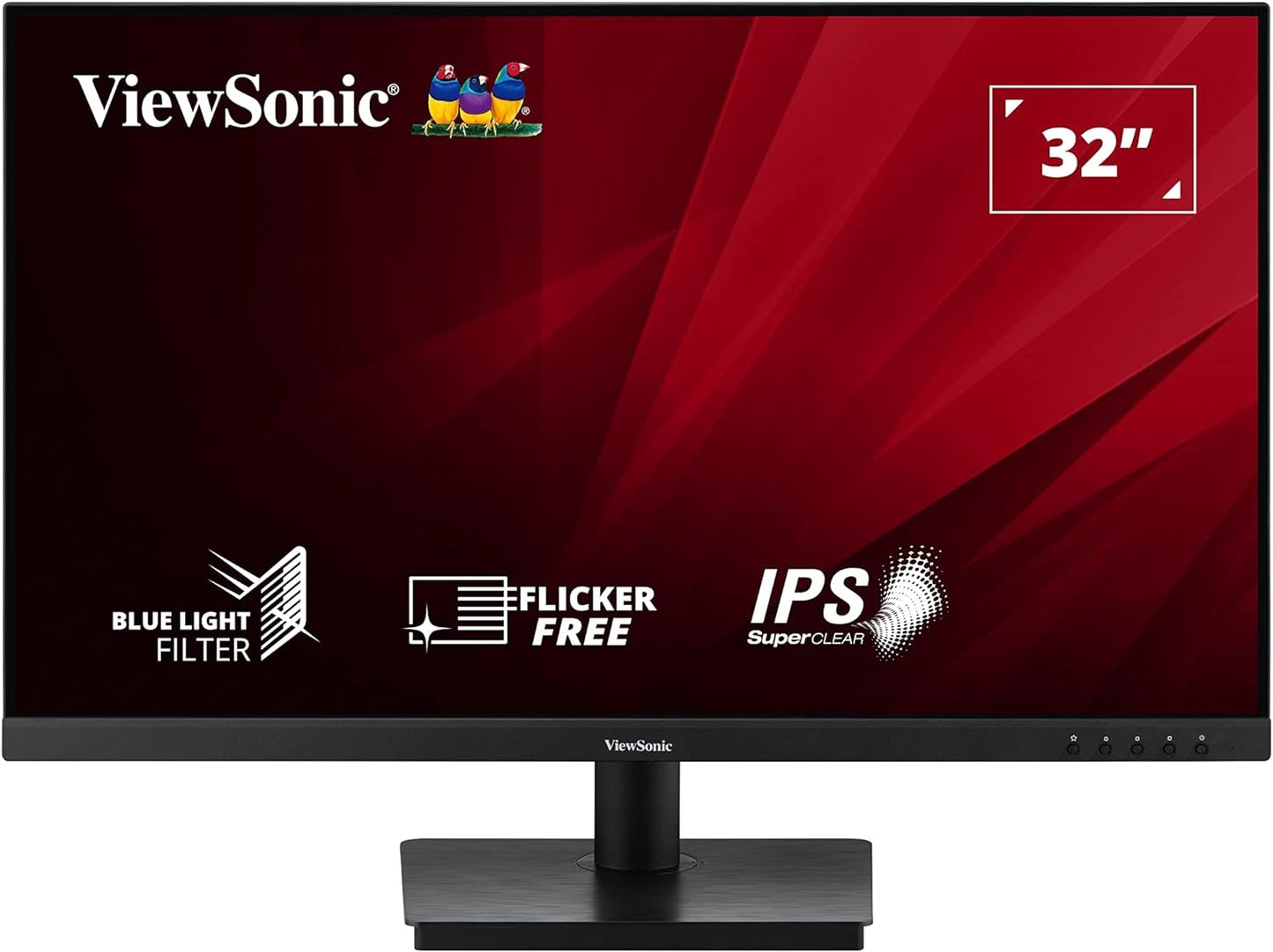 ViewSonic VA3209-MH Monitor 31.5" FHD 1920x1080 IPS VGA HDMI Adaptive Sync 75Hz