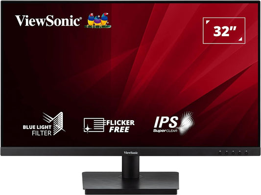 ViewSonic VA3209-MH Monitor 31.5" FHD 1920x1080 IPS VGA HDMI Adaptive Sync 75Hz