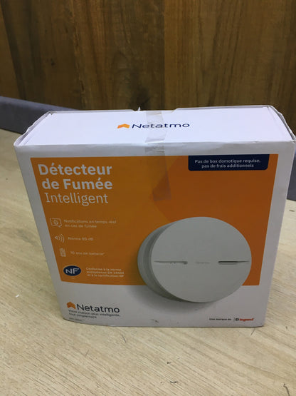 Netatmo Smart Smoke Detector NSD01, automatic tests, smoke alarm, I31496