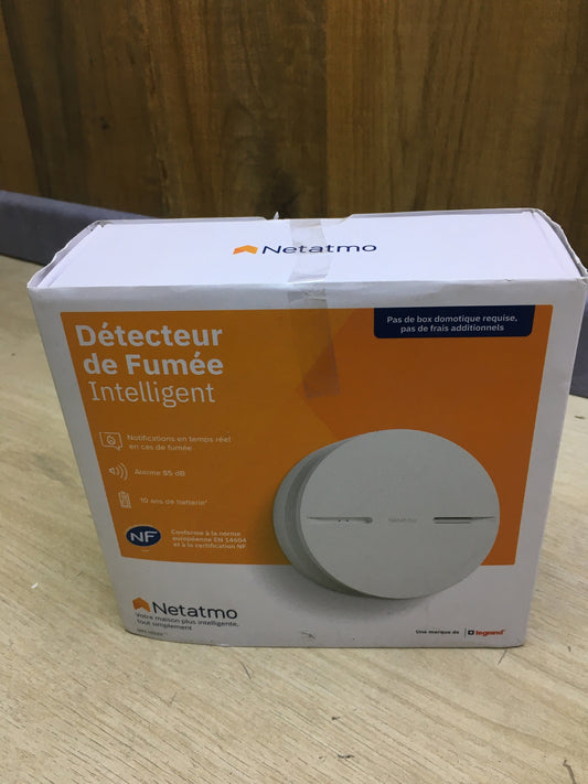 Netatmo Smart Smoke Detector NSD01, automatic tests, smoke alarm, I31496