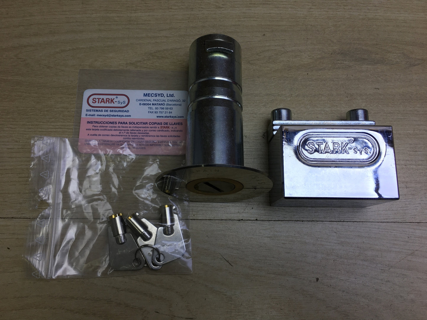 Stark-SyS ATK04 Schloss mit 3 Schlüssel, I28763