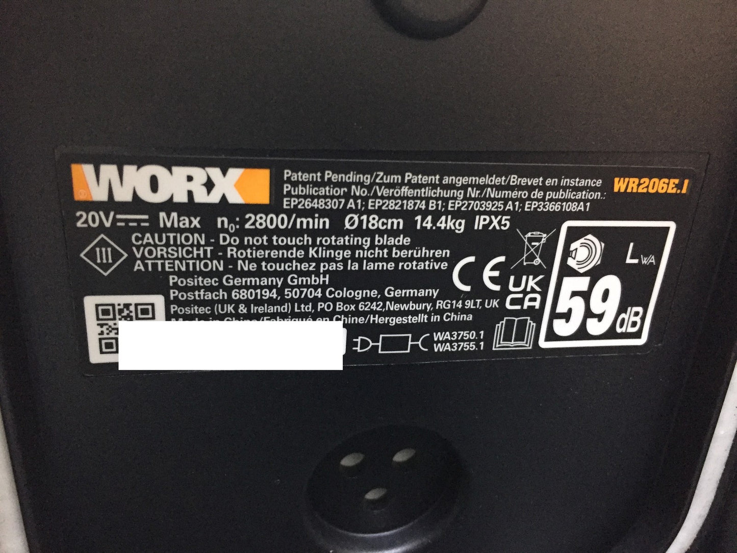 WORX Landroid Vision M600 Mähroboter WR206E.1 für Gärten bis 600m², I33593