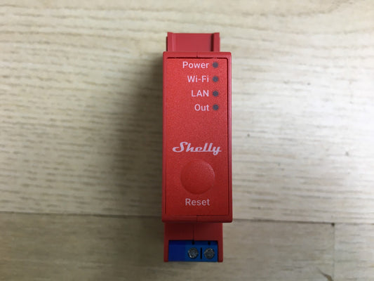 Shelly Pro 1PM WLAN & Bluetooth Smart-Relais-Schalter, I33620