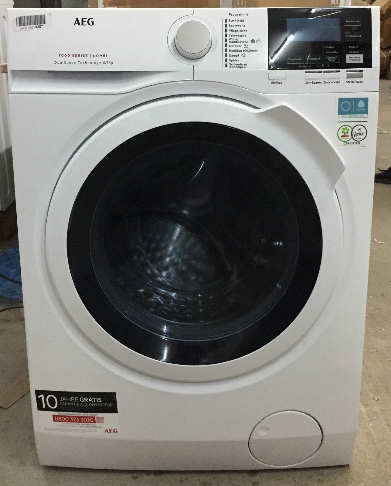 AEG Electrolux 7000 ProSteam L7WBA60680 Waschtrockner 8 kg Waschen 5 kg Trocknen