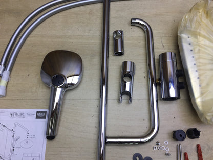 GROHE Vitalio 250 shower system with diverter (26698001), water-saving, I33057