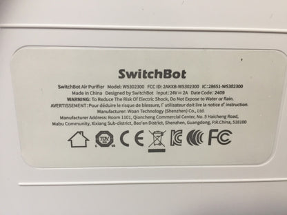 SwitchBot W5302300 Luftreiniger,  bis zu 83㎡, I33038