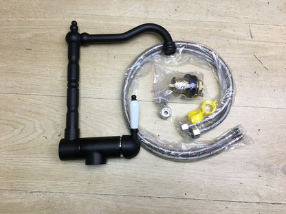 SJQKA Küchenarmatur, Wasserhahn Küche Schwarz, I34293