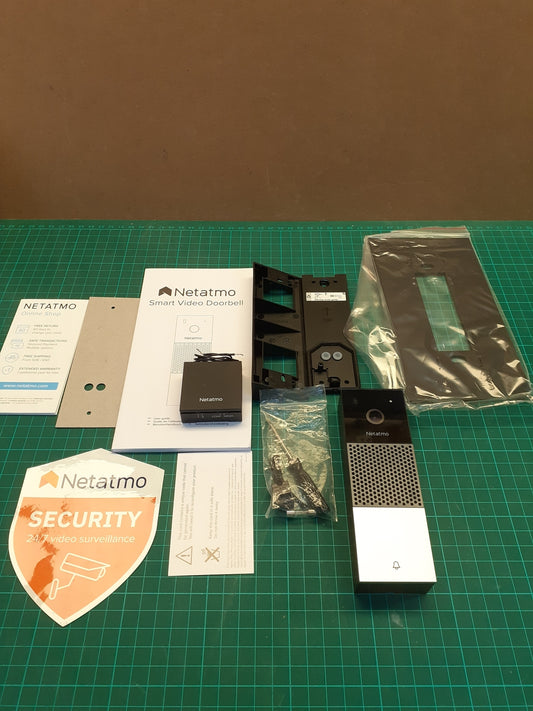 Netatmo Smarte Video Türklingel mit Kamera, WLAN, 2-Wege-Audio, NDB-N, I04964