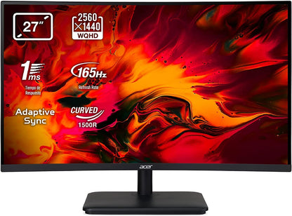 Acer ED270UPbiipfx Gaming Monitor 27" WQHD 2560x1440 Adaptive Sync 165Hz 1ms