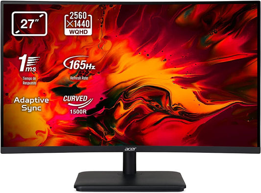 Acer ED270UPbiipfx Gaming Monitor 27" WQHD 2560x1440 Adaptive Sync 165Hz 1ms 