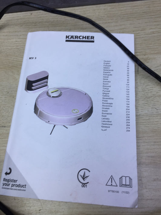 Kärcher RCV 3 robot vacuum cleaner with mop function 1.269-620.0, I31950