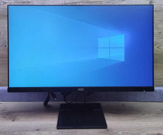 AOC 24V2Q Monitor 23.8" FHD 1920x1080 IPS HDMI DP AMD FreeSync 75Hz 5ms