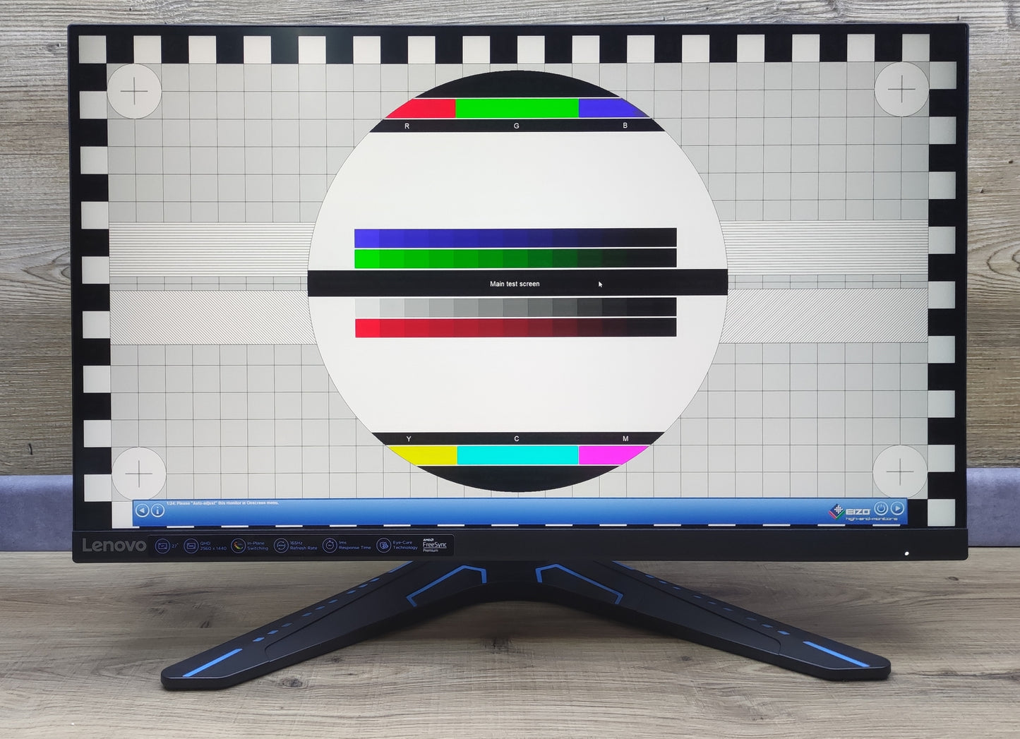 Lenovo G27q-20 Gaming Monitor 27" QHD 2560x1440 HDMI DP AMD FreeSync 165Hz 1ms 