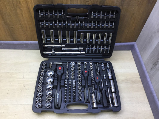 VIGOR Steckschlüsselsatz V2461, 172-teiliges Werkzeug-Set, I33289