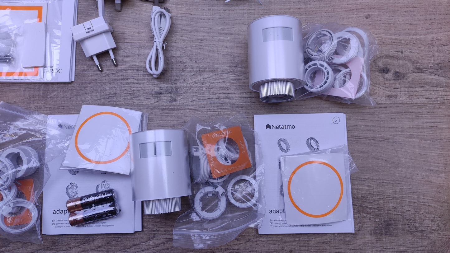 Netatmo Pack Smart Thermostat + 3 Thermostatic Heads, Remote Control, I32384