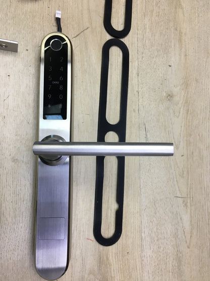 Ruveno Smartes Türschloss mit Griff, Schlank Fingerabdrucks Türschloss, I31400
